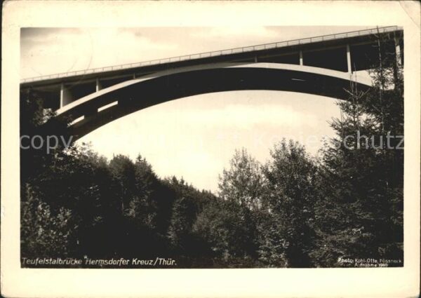 Hermsdorf Thueringen Teufelstalbrücke Hermsdorfer Kreuz