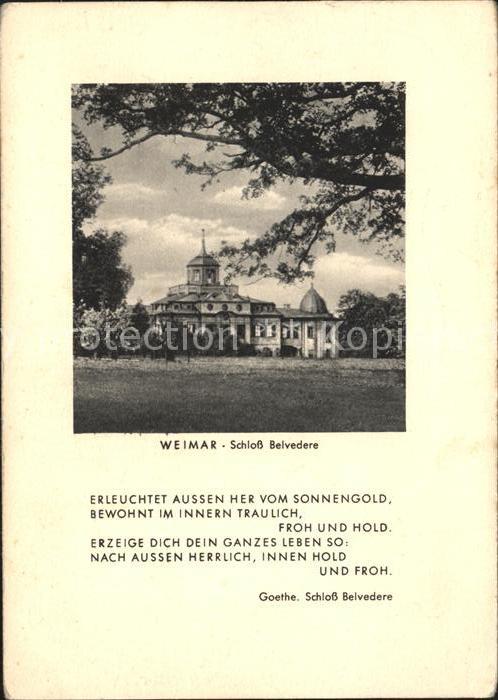 Weimar Thueringen Schloss Belvedere
