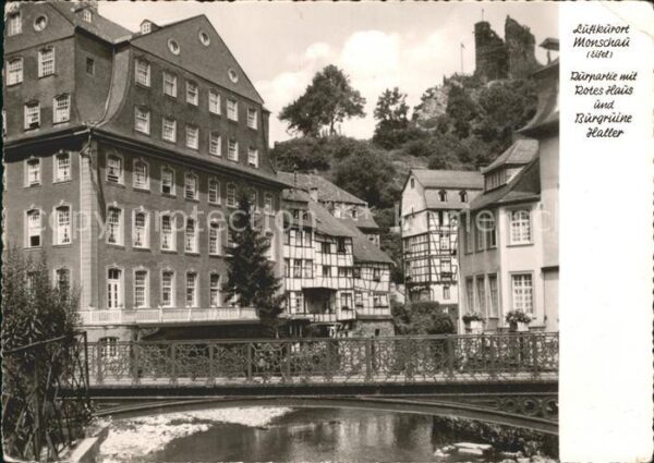 Monschau Rotes Haus Burgruine Haller