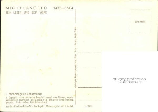 Arezzo Michelangelo Geburtshaus Caprese – Bild 2
