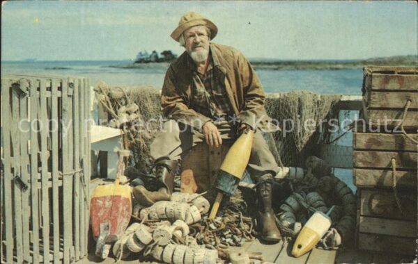 Fischerei Fischer The Old Salt New England Coast