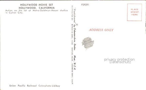 Kino Film Hollywood Movie Set California Metro-Go – Bild 2