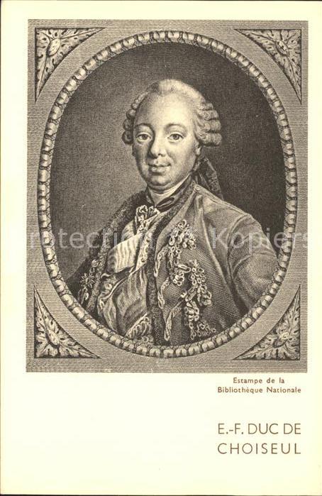 Persoenlichkeiten Etienne-Francois de Choiseul