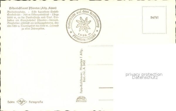 Seilbahn Breitenberg Pfronten Allgäu Bergstation – Bild 2