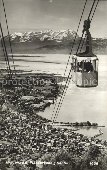 Seilbahn Pfänder Bregenz am Bodensee