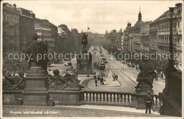 Strassenbahn Praha Vaclavske namesti