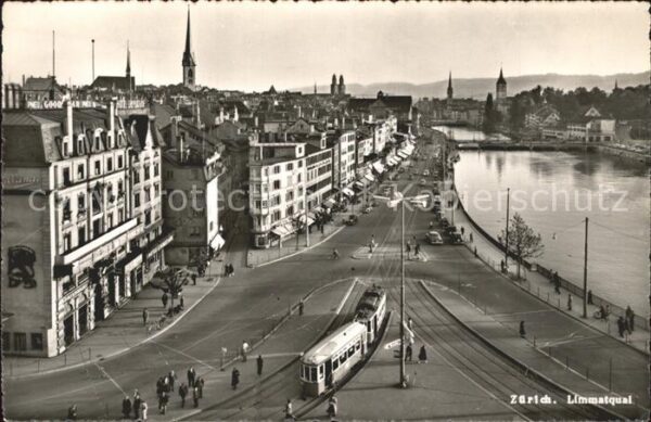Strassenbahn Zürich Limmatquai