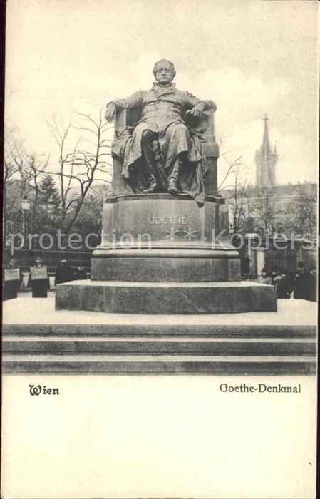 Goethe Johann Wolfgang von Denkmal Wien
