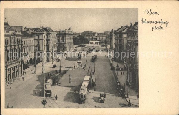 Strassenbahn Wien Schwarzenbergplatz