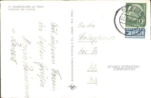 Dampfer Seitenrad Kaiser Wilhelm St. Goarshausen Felsenta – Bild 2