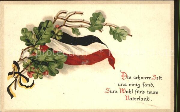 Schwarz Weiss Rot Deutschtum Litho