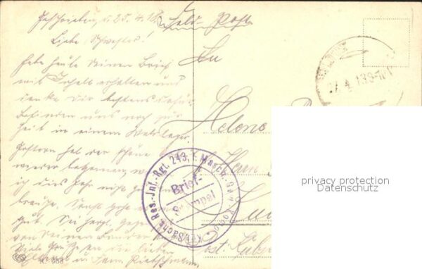 Schwarz Weiss Rot Deutschtum Litho – Bild 2