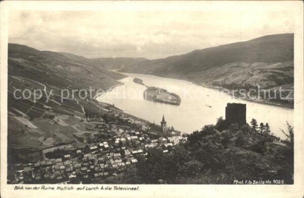 Foto Zeitz F.G. Nr. 1023 Lorch Toteninsel