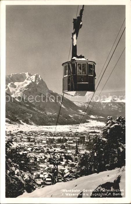 Seilbahn Wankbahn Garmisch-Partenkirchen Waxenst