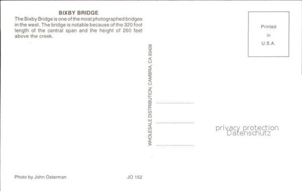 Bruecken Bauwerke Bixby Bridge – Bild 2