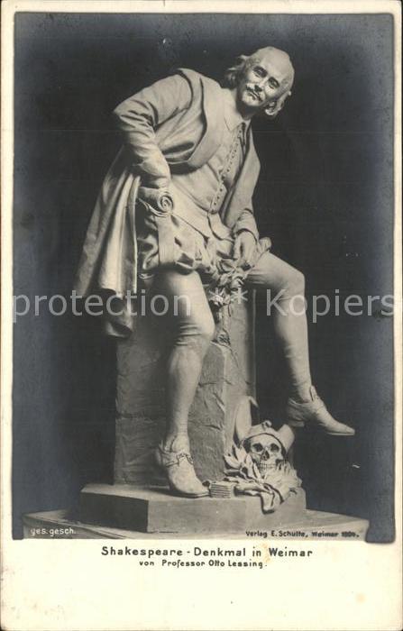 Shakespeare William Denkmal Weimar
