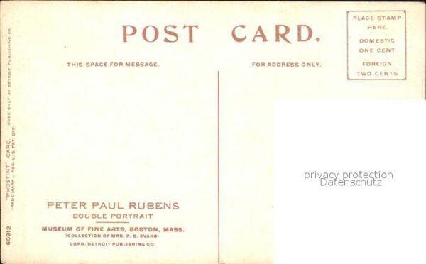 Persoenlichkeiten Peter Paul Rubens Double Portrait – Bild 2