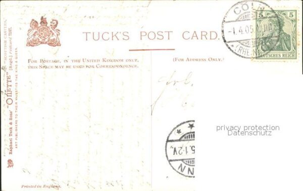 Verlag Tucks Oilette Nr. 7147 St. Andreas Castle Scotland – Bild 2