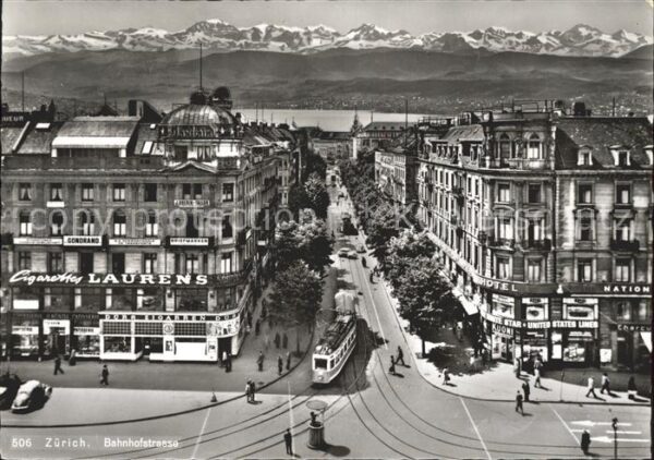 Strassenbahn Zürich Bahnhofstrasse