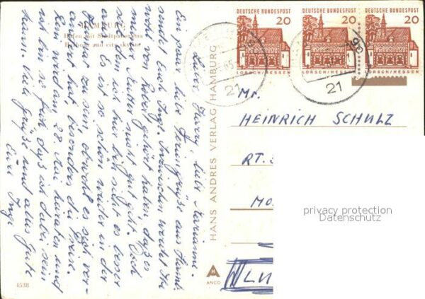 Dampfer Oceanliner Hamburg Hafen Stadtpanorama – Bild 2