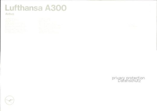 Lufthansa Airbus A300 – Bild 2