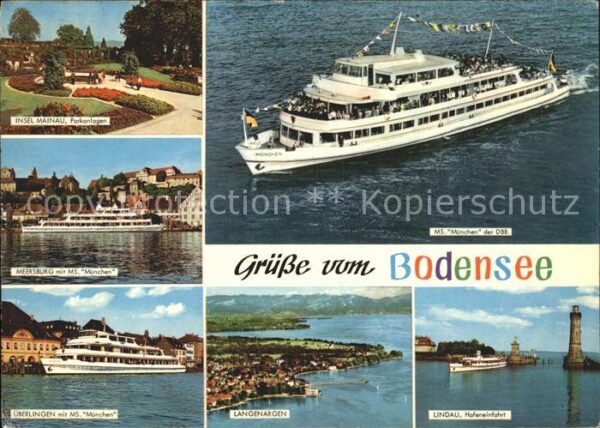 Motorschiffe MS München Bodensee Langenargen Insel M