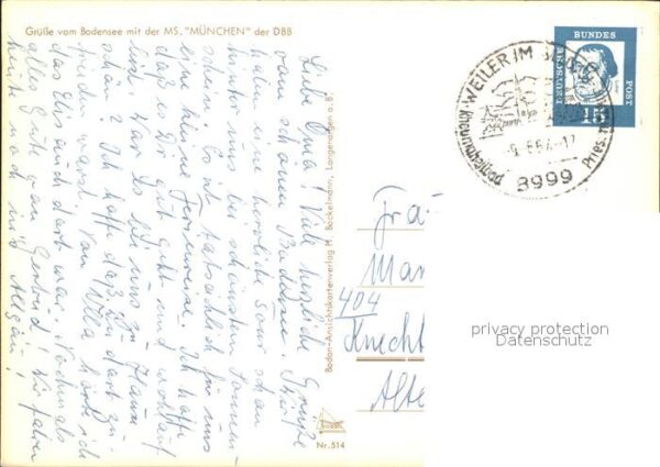 Motorschiffe MS München Bodensee Langenargen Insel M – Bild 2