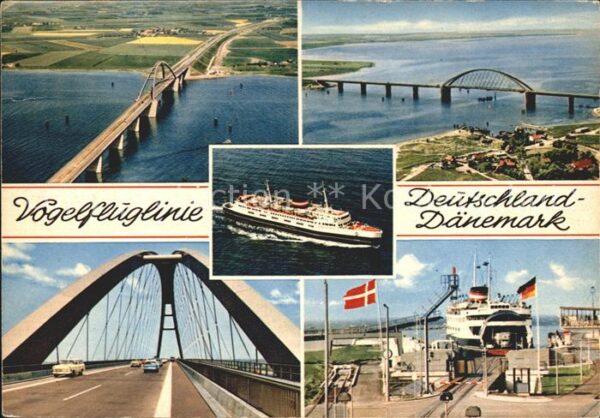 Bruecken Bauwerke Vogelfluglinie Deutschland-Dänemark Fäh