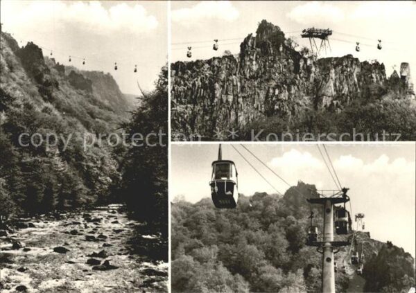 Seilbahn Bodetal Hexentanzplatz Thale Harz