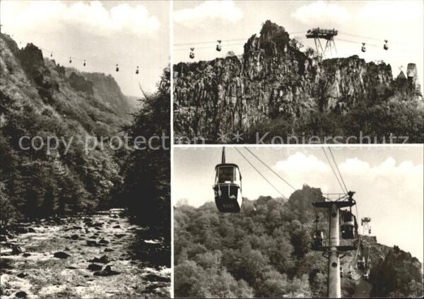 Seilbahn Bodetal Hexentanzplatz Thale Harz