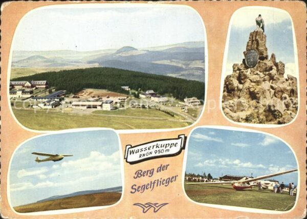 Segelflug Gliding Vol-Voile Vuolo-a-Vela Wasserkuppe Fliegerdenkmal