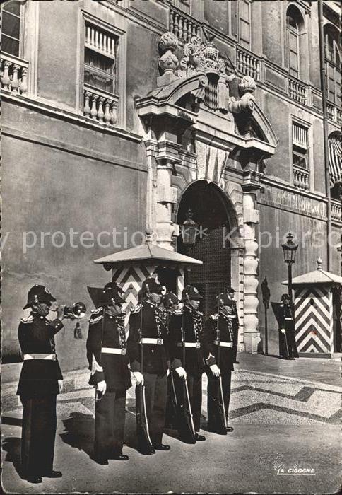 Leibgarde Wache Garde princiere Palais Monaco