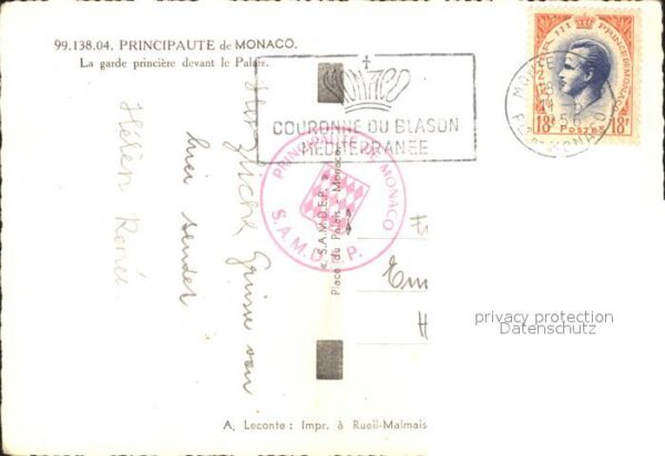 Leibgarde Wache Garde princiere Palais Monaco – Bild 2