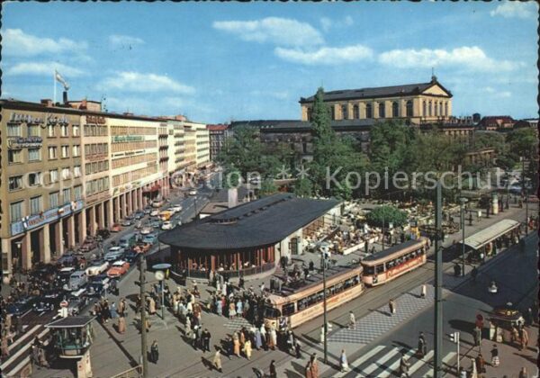 Strassenbahn Hannover Cafe am Kröpcke Opernhaus