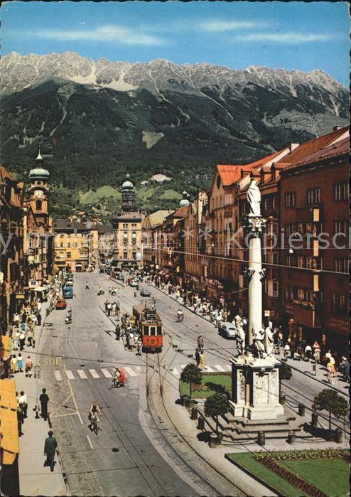 Strassenbahn Innsbruck Maria-Theresien-Strasse Annas