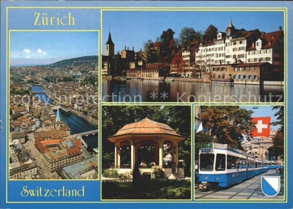 Strassenbahn Zürich Bahnhofstrasse Schipfe