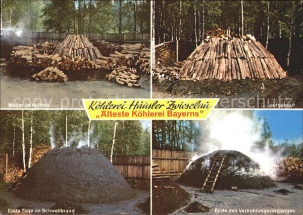 Koehlerei Häuser Zwieselau Meiler Schwellbrand