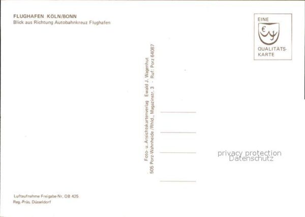 Lufthansa Flughafen Köln-Bonn Autobahnkreuz Flieg – Bild 2