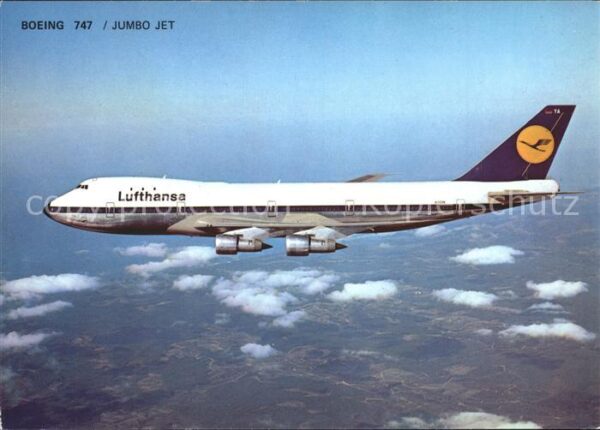 Lufthansa Boeing 747 Jumbo Jet