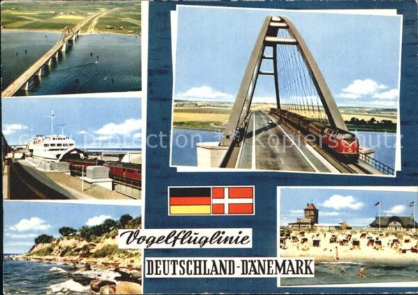 Eisenbahn Brücke Vogelfluglinie Deutschland-Dänem