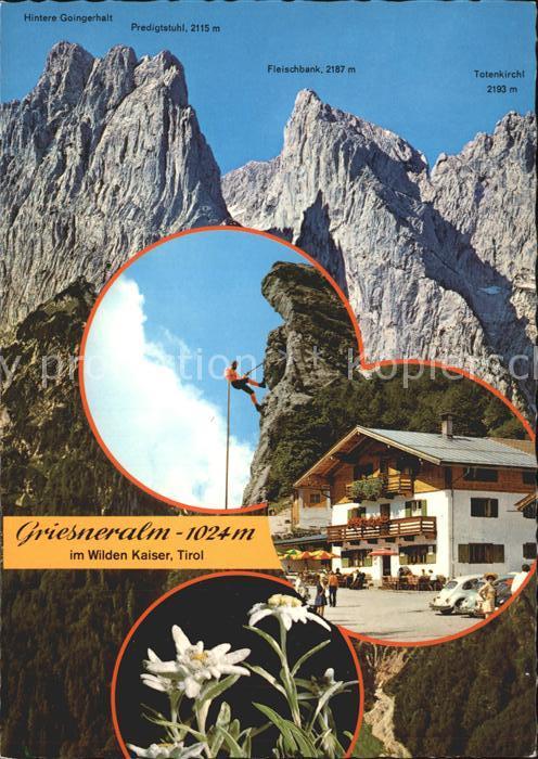 Bergsteigen Klettern Predigtstuhl Fleischbank Griesneralm Wi