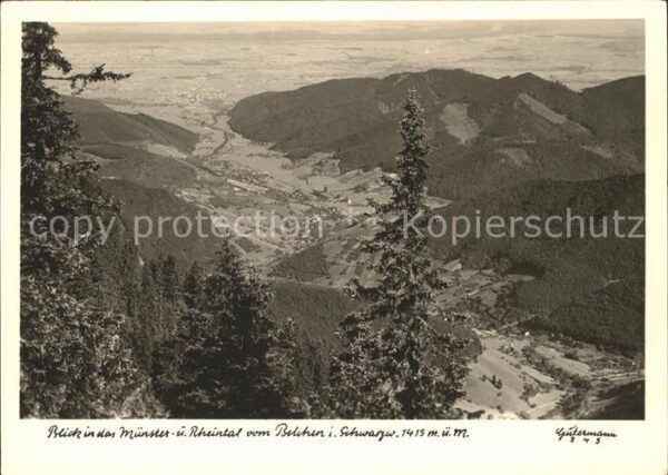 Foto Gutermann Nr. 243 Münster-und Rheintal Belchen Sc