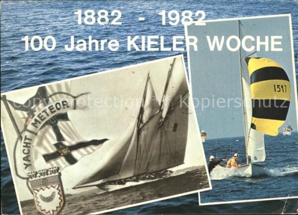 Segelboote Yacht Meteor 100 Jahre Kieler Woche