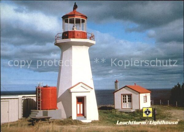 Leuchtturm Lighthouse Forillonark Quebec Canada