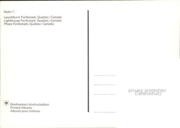 Leuchtturm Lighthouse Forillonark Quebec Canada – Bild 2