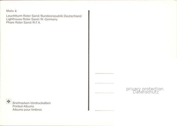 Leuchtturm Lighthouse Roter Sand – Bild 2