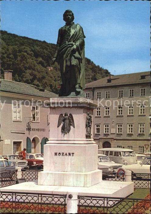 Mozart Wolfgang Amadeus Denkmal Salzburg