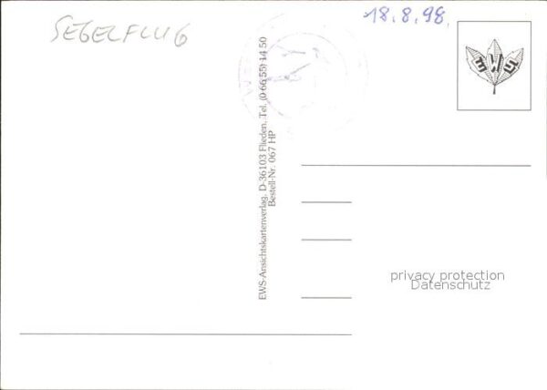 Segelflug Gliding Vol-Voile Vuolo-a-Vela Wasserkuppe Rhön Fliegerdenkmal – Bild 2