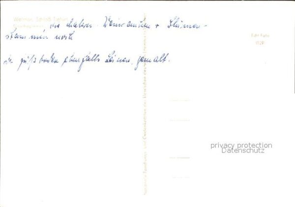 Goethe Johann Wolfgang von Weimar Schloss Tiefurt Goethezimmer – Bild 2