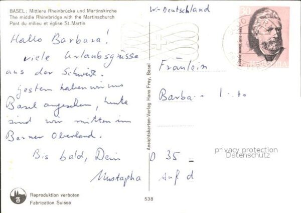Strassenbahn Basel Mittlere Rheinbrücke Martinskirch – Bild 2